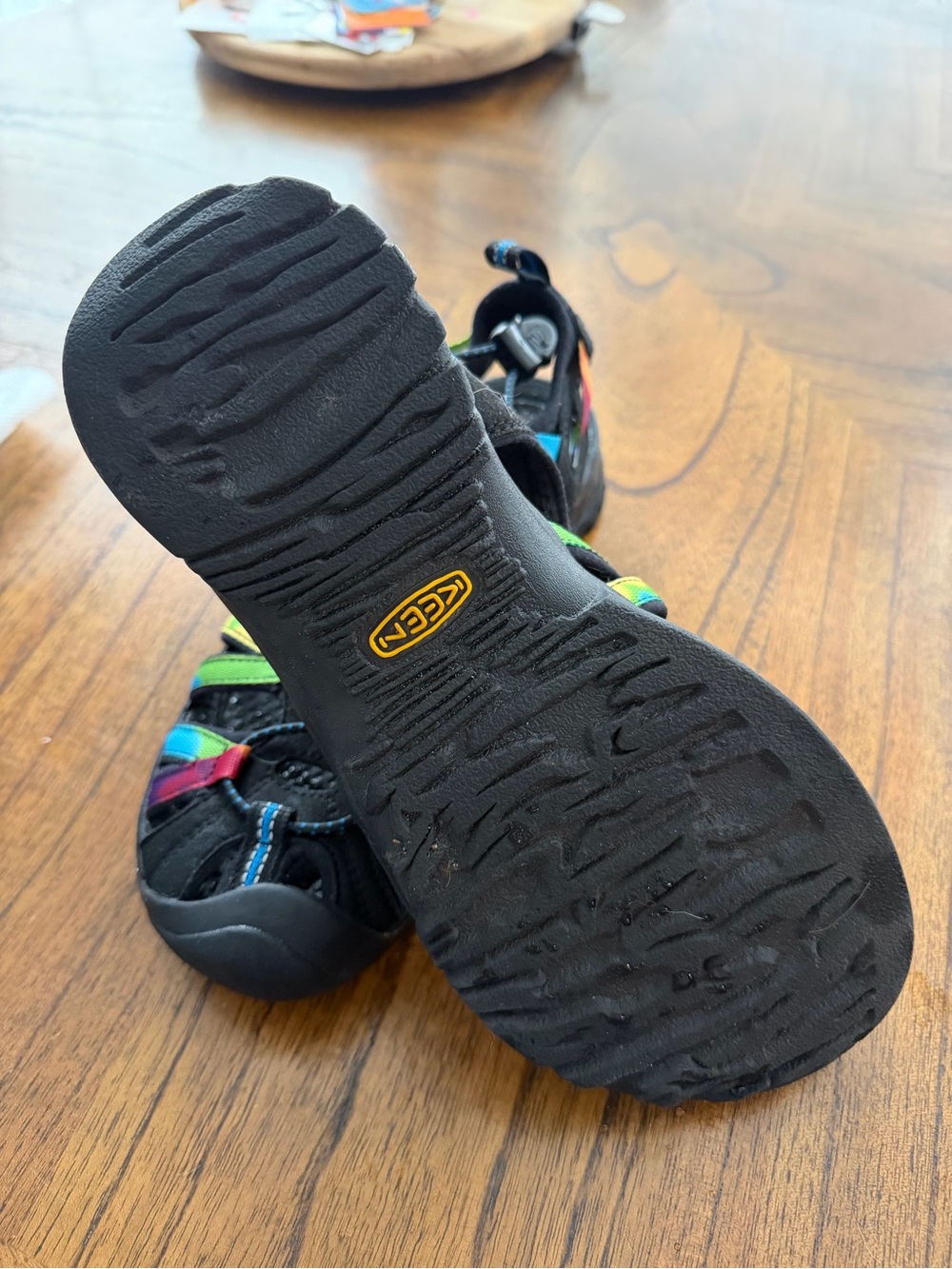 KEEN Newport H2 Rainbow Tie Dye Waterproof Sport Sandals Women’s 8.5 - Picture 2 of 3
